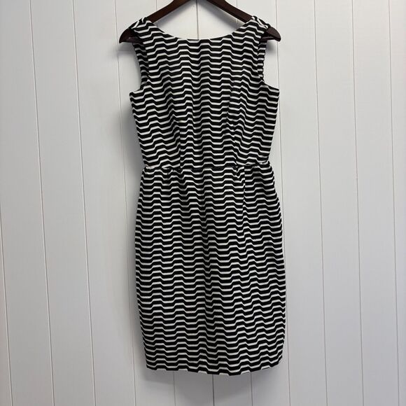 Liz Claiborne New York Zig Zag Corpcore Retro Dress & Jacket Set Size 6 Career - Picture 2 of 11